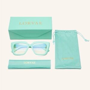 SALE: LORVAE- Lens Glasses: Grace- Green